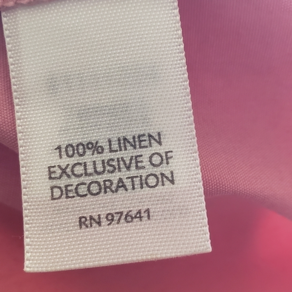 🔥NWT J. Jill Rosebud 100% Linen Button Down - Picture 4 of 4
